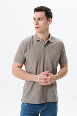 Arma Erkek Basic Regular Fit Jakarlı Süprem Polo Yaka Tişört Y29374356402 