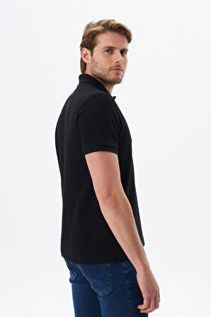 Arma Erkek Basic Regular Fit Jakarlı Süprem Polo Yaka Tişört Y29374356302 