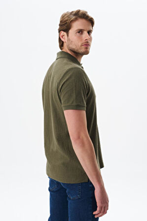 Arma Erkek Basic Regular Fit Jakarlı Süprem Polo Yaka Tişört Y29374356302 
