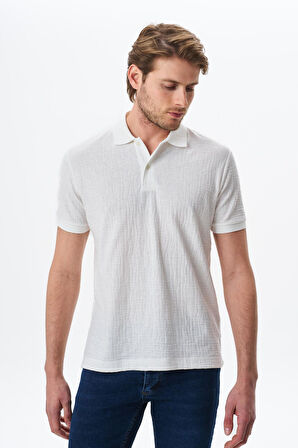 Arma Erkek Basic Regular Fit Jakarlı Süprem Polo Yaka Tişört Y29374356302 