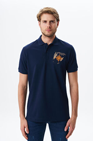 Arma Erkek Regular Fit Baskılı % 100 Pamuk Pike Polo Yaka Tişört Y29374356202 