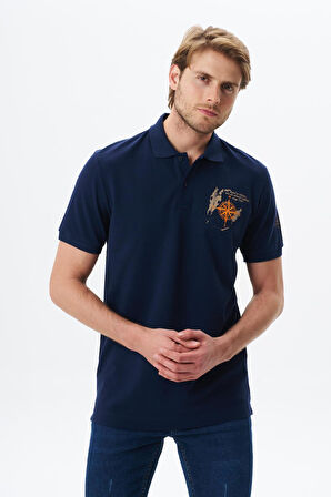 Arma Erkek Regular Fit Baskılı % 100 Pamuk Pike Polo Yaka Tişört Y29374356202 