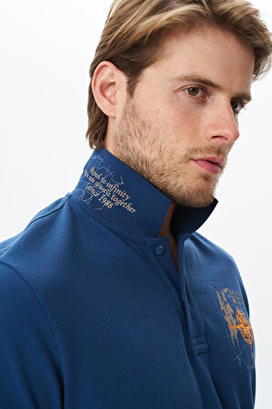 Arma Erkek Regular Fit Baskılı % 100 Pamuk Pike Polo Yaka Tişört Y29374356202 