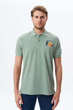 Arma Erkek Regular Fit Baskılı % 100 Pamuk Pike Polo Yaka Tişört Y29374356202 