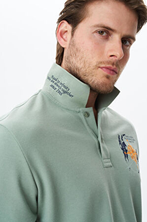 Arma Erkek Regular Fit Baskılı % 100 Pamuk Pike Polo Yaka Tişört Y29374356202 