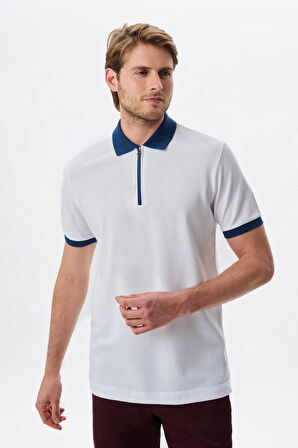 Arma Erkek Regular Fit Basic % 100 Pamuk Pike Fermuarlı Polo Yaka Tişört Y29374354302 