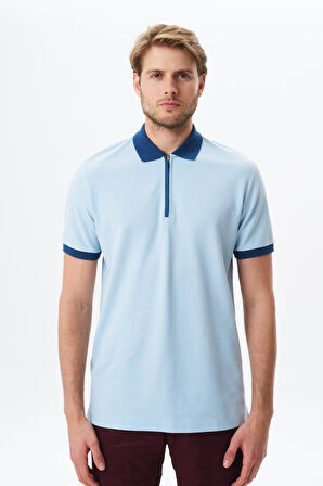 Arma Erkek Regular Fit Basic % 100 Pamuk Pike Fermuarlı Polo Yaka Tişört Y29374354302 