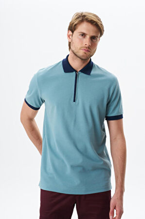 Arma Erkek Regular Fit Basic % 100 Pamuk Pike Fermuarlı Polo Yaka Tişört Y29374354302 
