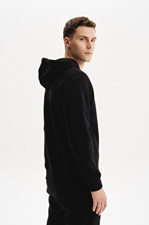 Arma Erkek Sweatshirt Büyük Beden 3 İplik Kalın Kumaş Kapüşonlu Fermuarlı Cepli %70 Pamuk %30 Polyester K30324801502 