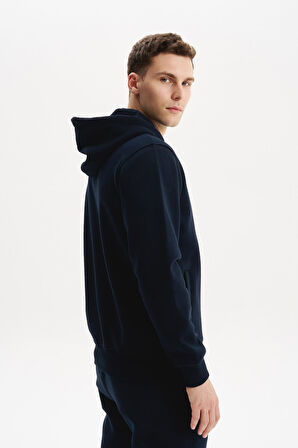 Arma Erkek Sweatshirt Büyük Beden 3 İplik Kalın Kumaş Kapüşonlu Fermuarlı Cepli %70 Pamuk %30 Polyester K30324801502 