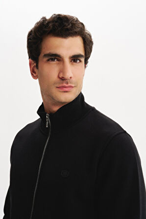 Arma Erkek Örme Sweatshirt Regular Fit 3 İplik Basic Dik Yaka Tam Fermuarlı Cepli %70 Pamuk %30 Polyester K30324650702 