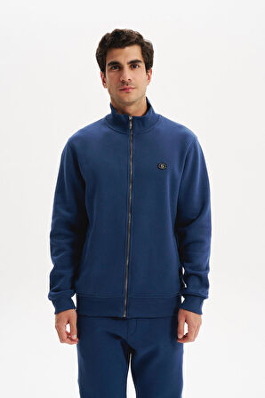 Arma Erkek Örme Sweatshirt Regular Fit 3 İplik Basic Dik Yaka Tam Fermuarlı Cepli %70 Pamuk %30 Polyester K30324650702 