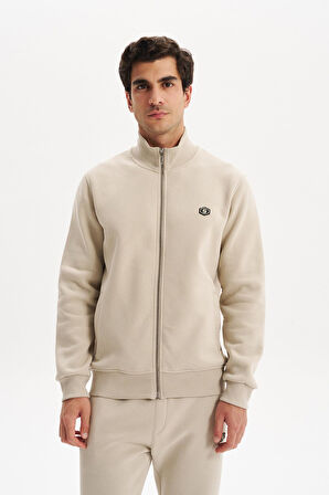 Arma Erkek Örme Sweatshirt Regular Fit 3 İplik Basic Dik Yaka Tam Fermuarlı Cepli %70 Pamuk %30 Polyester K30324650702 