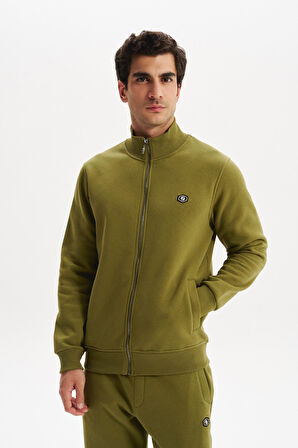 Arma Erkek Örme Sweatshirt Regular Fit 3 İplik Basic Dik Yaka Tam Fermuarlı Cepli %70 Pamuk %30 Polyester K30324650702 