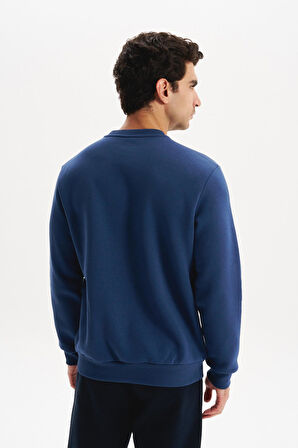 Arma Erkek Regular Fit 3 İplik Kalın Kumaş Baskılı Bisiklet Yaka Sweatshirt K30124603002 