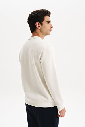 Arma Erkek Regular Fit 3 İplik Kalın Kumaş Baskılı Bisiklet Yaka Sweatshirt K30124603002 