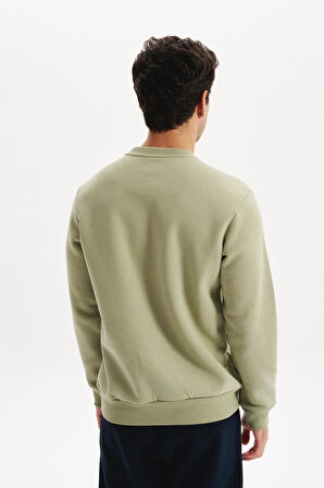 Arma Erkek Regular Fit 3 İplik Kalın Kumaş Baskılı Bisiklet Yaka Sweatshirt K30124603002 