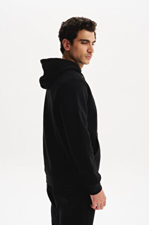 Arma Erkek Kapüşonlu Kanguru Cepli 3 İplik Baskılı Şardonlu Regular Fit Sweatshirt K30254628702 