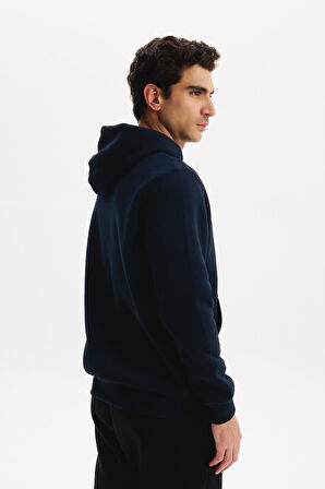 Arma Erkek Kapüşonlu Kanguru Cepli 3 İplik Baskılı Şardonlu Regular Fit Sweatshirt K30254628702 