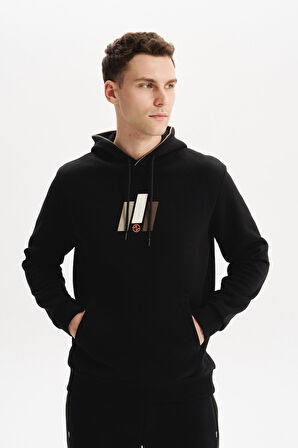 Arma Erkek Kapüşonlu Sweatshirt – Kanguru Cepli, 3 İplik Şardonlu, Regular Fit, %70 Pamuk %30 Polyester K30254628502 