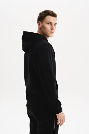 Arma Erkek Kapüşonlu Sweatshirt – Kanguru Cepli, 3 İplik Şardonlu, Regular Fit, %70 Pamuk %30 Polyester K30254628502 