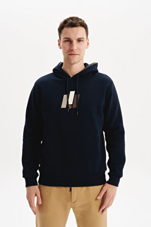 Arma Erkek Kapüşonlu Sweatshirt – Kanguru Cepli, 3 İplik Şardonlu, Regular Fit, %70 Pamuk %30 Polyester K30254628502 