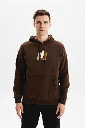 Arma Erkek Kapüşonlu Sweatshirt – Kanguru Cepli, 3 İplik Şardonlu, Regular Fit, %70 Pamuk %30 Polyester K30254628502 