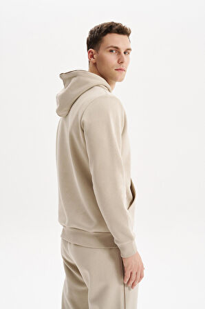 Arma Erkek Kapüşonlu Sweatshirt – Kanguru Cepli, 3 İplik Şardonlu, Regular Fit, %70 Pamuk %30 Polyester K30254628502 