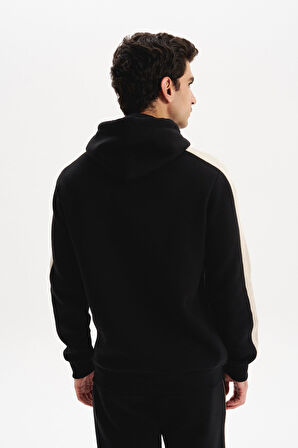 Arma Erkek Kapüşonlu Sweatshirt – Regular Fit, 3 İplik Şardonlu, Kanguru Cepli, Basic Örme K30254629002 