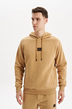 Arma Erkek Regular Fit Kapüşonlu Fermuarlı Kanguru Cepli Sweatshirt – Pamuk Polyester Karışım K30254628602 