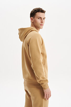 Arma Erkek Regular Fit Kapüşonlu Fermuarlı Kanguru Cepli Sweatshirt – Pamuk Polyester Karışım K30254628602 
