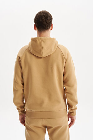 Arma Erkek Regular Fit Kapüşonlu Fermuarlı Kanguru Cepli Sweatshirt – Pamuk Polyester Karışım K30254628602 