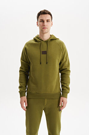 Arma Erkek Regular Fit Kapüşonlu Fermuarlı Kanguru Cepli Sweatshirt – Pamuk Polyester Karışım K30254628602 