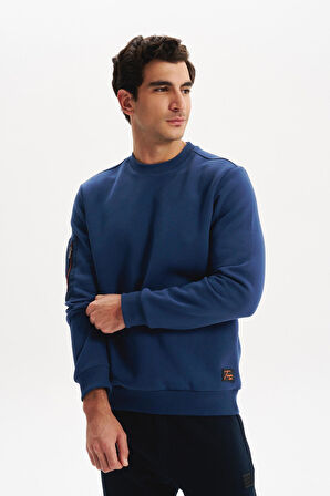 Arma Erkek Regular Fit Basic 3 İplik Şardonlu Bisiklet Yaka Sweatshirt – Pamuk Polyester Karışımlı K30124603302 