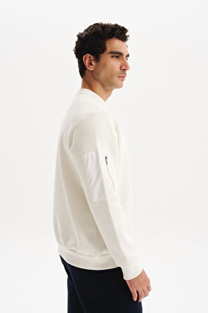 Arma Erkek Regular Fit Basic 3 İplik Şardonlu Bisiklet Yaka Sweatshirt – Pamuk Polyester Karışımlı K30124603302 