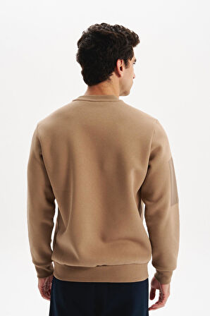 Arma Erkek Regular Fit Basic 3 İplik Şardonlu Bisiklet Yaka Sweatshirt – Pamuk Polyester Karışımlı K30124603302 