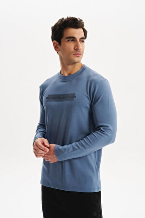 Arma Erkek Slim Fit Çift Taraflı İnce İnterlok Modal Karışımlı Bisiklet Yaka Sweatshirt K30124989302 