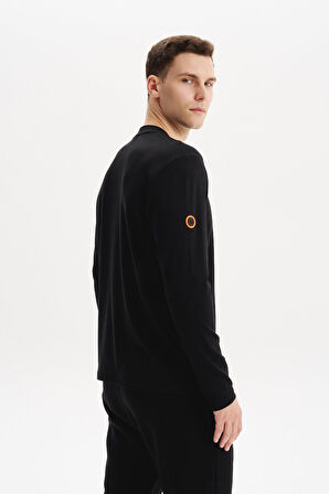 Arma Erkek Slim Fit Çift Taraflı İnce İnterlok Pamuk Modal Elastan Karışımlı Bisiklet Yaka Sweatshirt K30124989502 