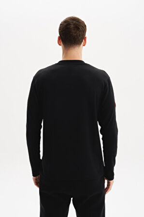 Arma Erkek Slim Fit Çift Taraflı İnce İnterlok Pamuk Modal Elastan Karışımlı Bisiklet Yaka Sweatshirt K30124989502 