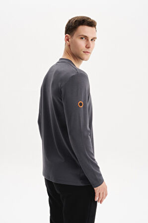 Arma Erkek Slim Fit Çift Taraflı İnce İnterlok Pamuk Modal Elastan Karışımlı Bisiklet Yaka Sweatshirt K30124989502 