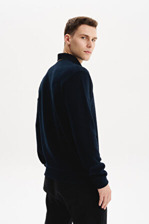 Arma Erkek Regular Fit Selanik Kumaş Düğmeli Polo Yaka Sweatshirt – Pamuk Polyester Karışımlı K30564699202 