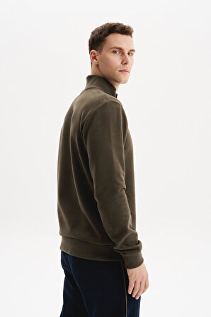 Arma Erkek Regular Fit Yarım Fermuar Dik Yaka Sweatshirt – Selanik Örme %65 Pamuk %35 Polyester K30554698102 