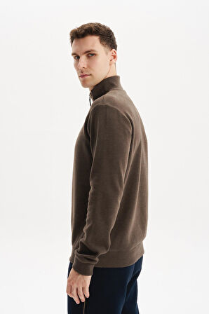 Arma Erkek Regular Fit Yarım Fermuar Dik Yaka Sweatshirt – Selanik Örme %65 Pamuk %35 Polyester K30554698102 