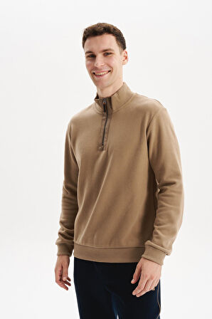 Arma Erkek Regular Fit Yarım Fermuar Dik Yaka Sweatshirt – Selanik Örme %65 Pamuk %35 Polyester K30554698102 