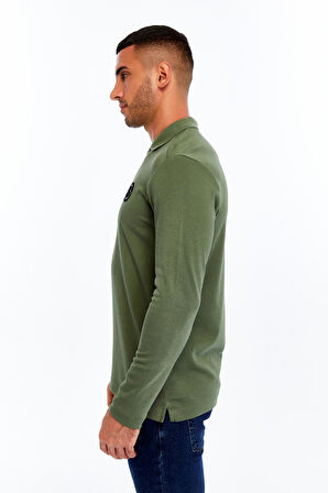 Arma Erkek Slim Fit Fermuarlı Polo Yaka Sweatshirt – İnce Modal Pamuk Elastan Karışımlı Örme İnterlok Kumaş K30554989102 