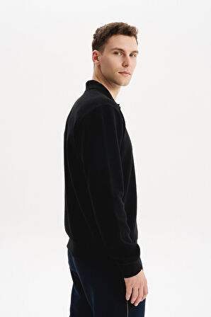 Arma Erkek Regular Fit Selanik Kumaş Polo Yaka Sweatshirt – Düğmeli, Pamuk Polyester Karışımlı %65 Pamuk %35 Polyester K30564699102 