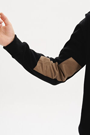 Arma Erkek Pamuk Polyester Karışımlı Selanik Kumaş Yarım Fermuar Dik Yaka Sweatshirt Kazak K30404698002 