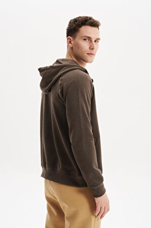 Arma Erkek Örme Fleto Cepli Kapüşonlu Selanik Sweatshirt – Regular Fit, Pamuk Polyester K30324698402 