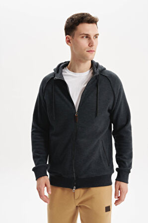 Arma Erkek Örme Fleto Cepli Kapüşonlu Selanik Sweatshirt – Regular Fit, Pamuk Polyester K30324698402 