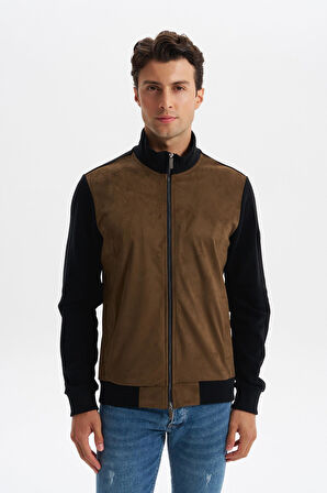 Arma Erkek Regular Fit Selanik Kumaş Dik Yaka Fleto Cepli Basic Sweatshirt Kazak K30324698502 